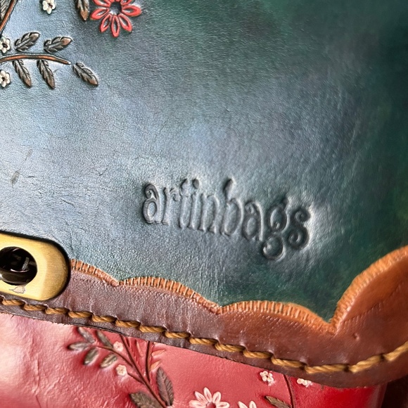 Leather backpack main image 5
